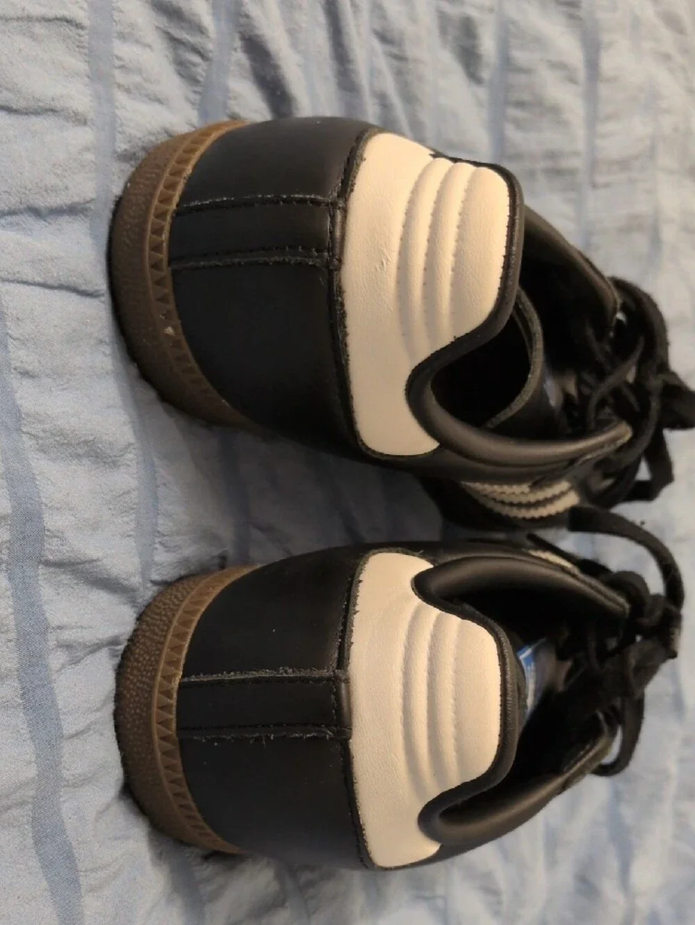 adidas Black and White Samba Retro Sneakers